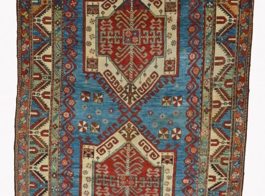 4-9-x-7-10-antique-fachralo-kazak-oriental-rugs-boston-area-sky-blue-field-persian-old-contemporary-mixed-design-by-expert-artistan-from-western